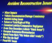 Tim Staab, Glendora PD / Delta Analysis, giving his presentation on Auto Fraud & Staged Traffic Collisions