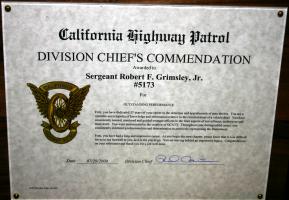 CHP Division Chief's Commendation - July 2004